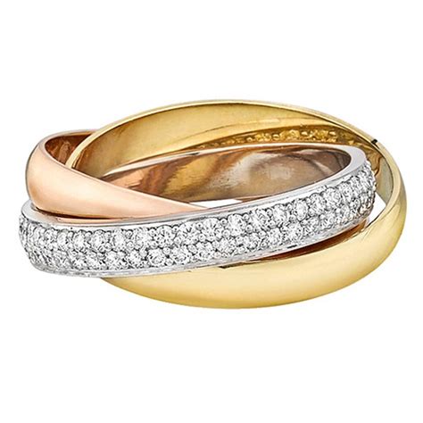 cartier trinity ring small|cartier trinity ring with diamonds.